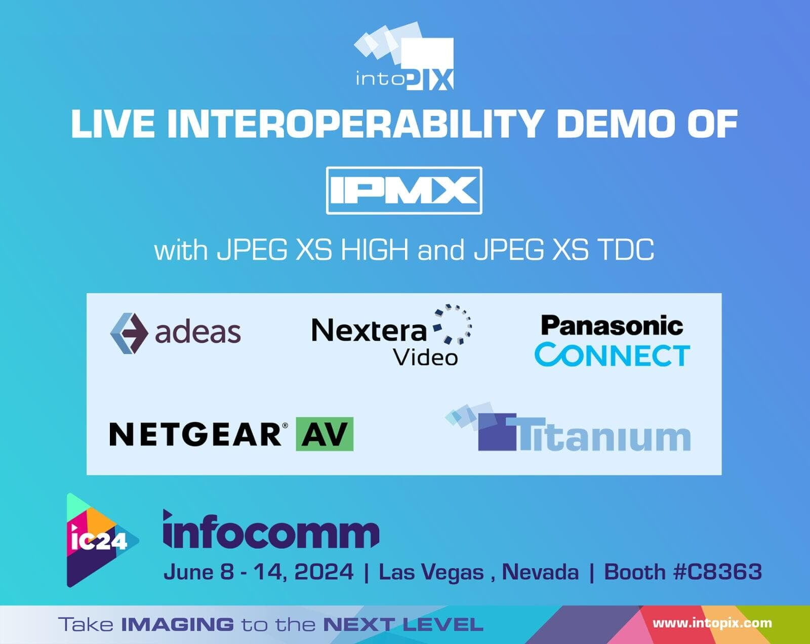 intoPIX to Host Live IPMX Interoperability Demo at InfoComm 2024